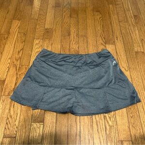 Women's Head Tennis Pickleball Skirt Gray Size Xl Pleated Skort